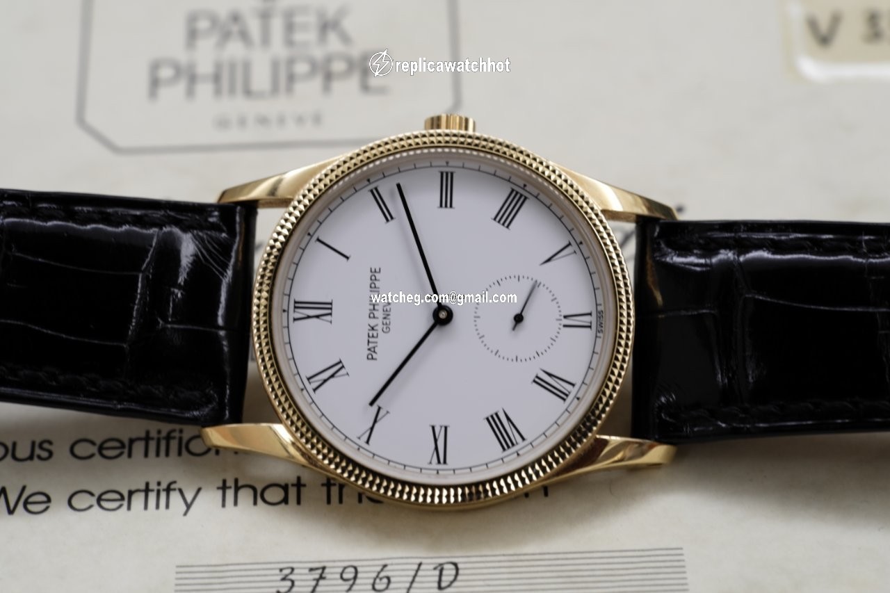 Patek Philippe Calatrava Mens watch Unisex Manual winding Yellow gold 3796D 4