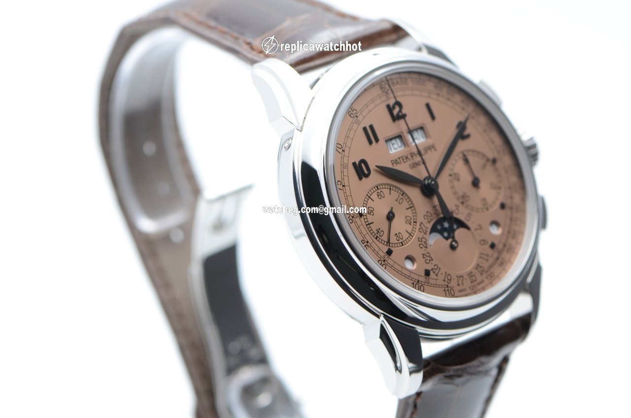 Patek Philippe Perpetual Calendar Chronograph Mens watch Unisex Manual winding Platinum 5270P-001 4