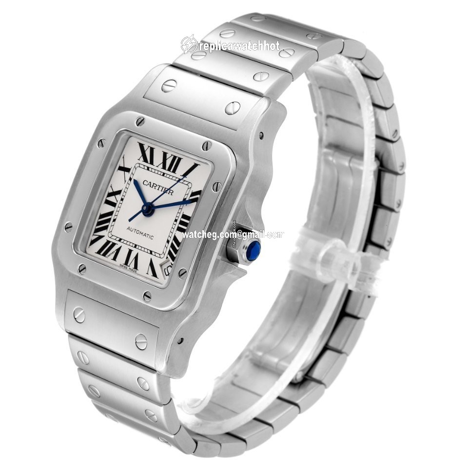 Cartier Santos Galbee Mens watch Unisex Automatic Steel W20098D6 4