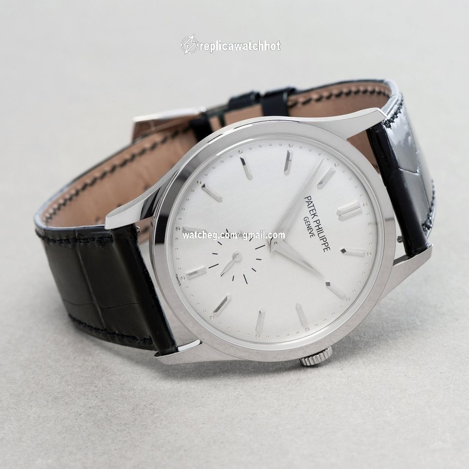 Patek Philippe Calatrava Mens watch Unisex Manual winding White gold 5196G 4