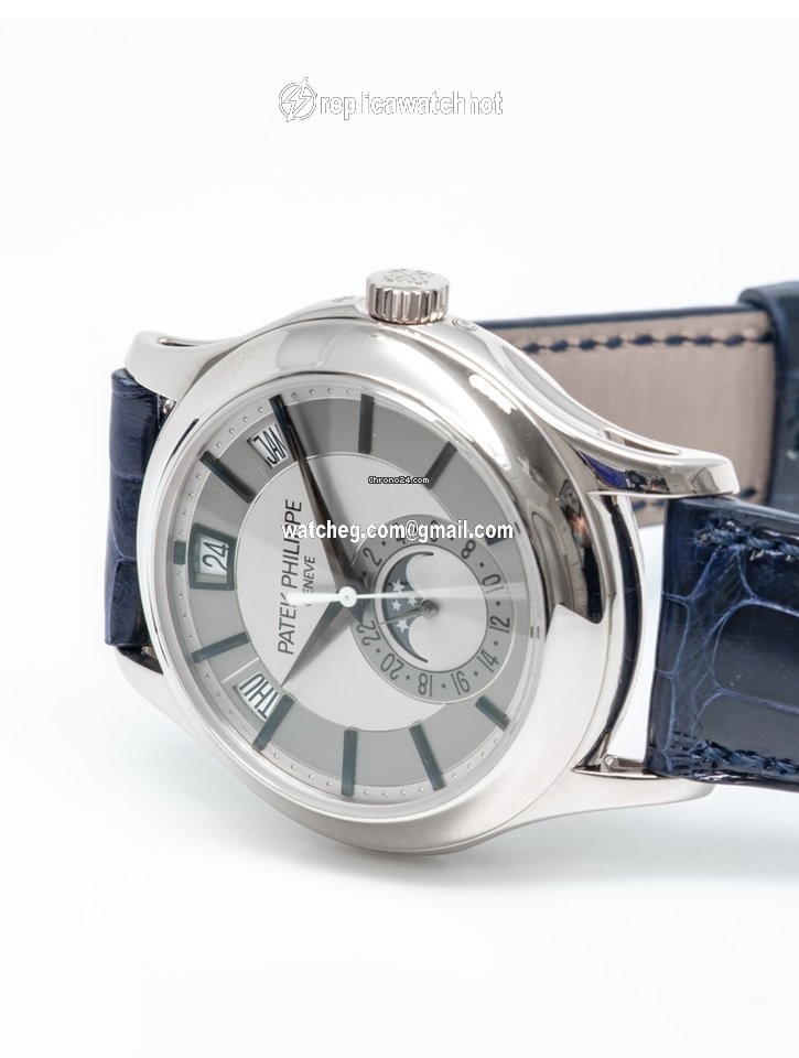 Patek Philippe Annual Calendar Mens watch Unisex Automatic White gold 5205G-001 4