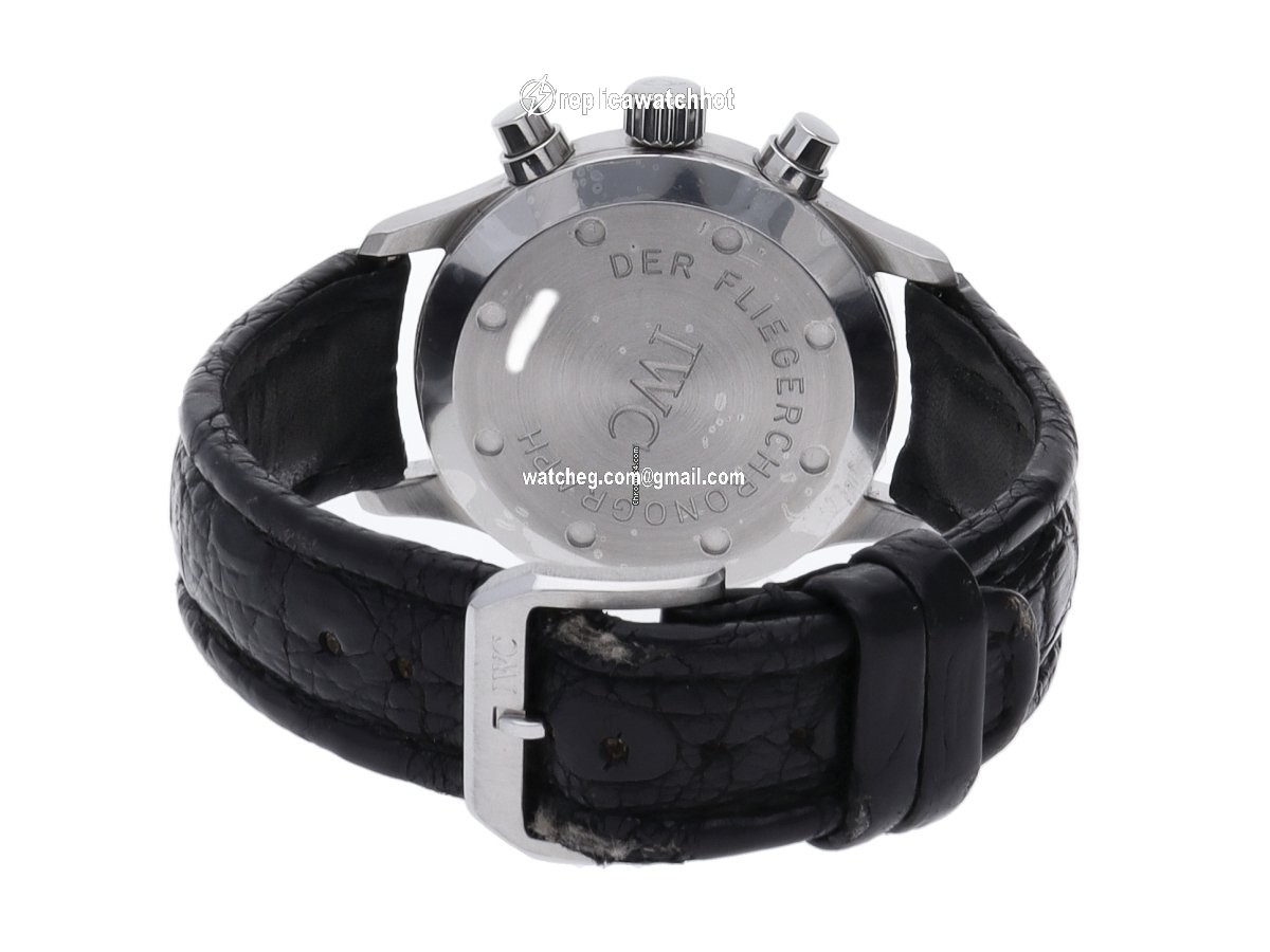 IWC Pilot Chronograph Mens watch Unisex Quartz Steel IW374101 4