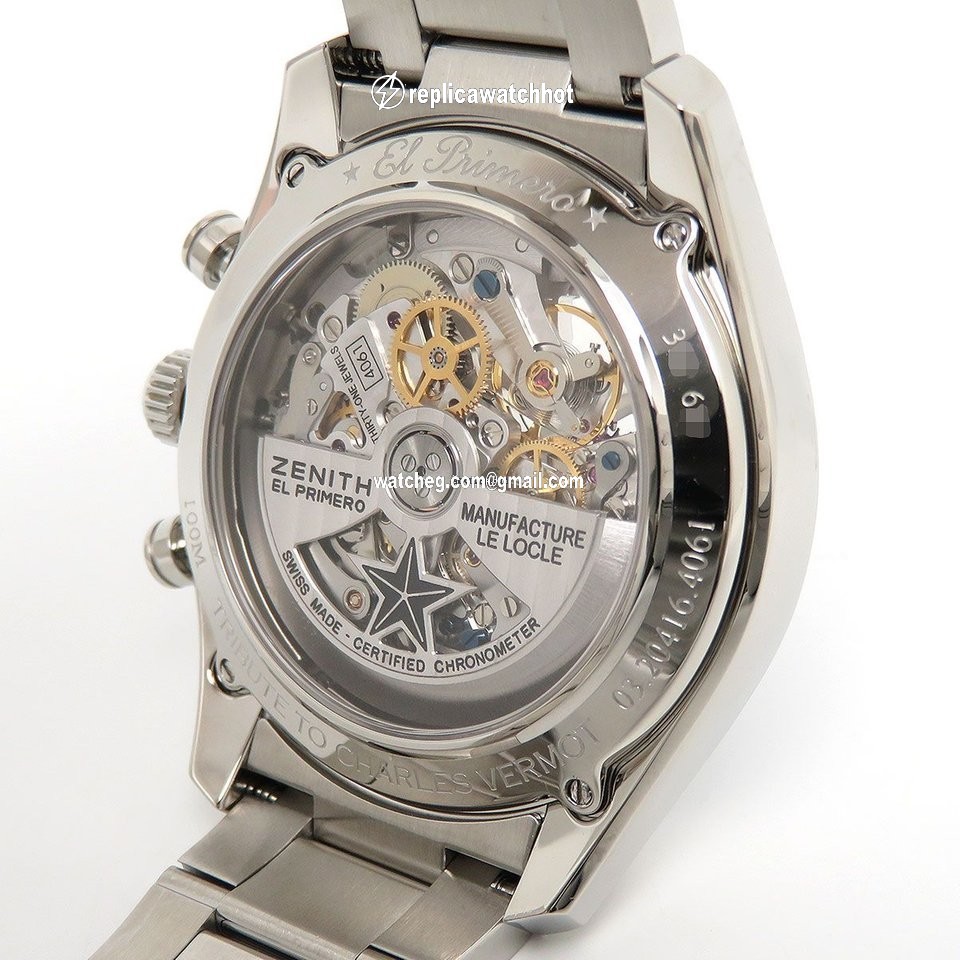 Zenith El Primero Mens watch Unisex Automatic Steel 03.20416.4061 4