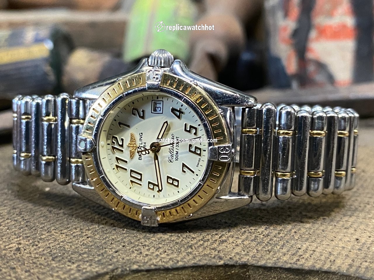 Breitling Callistino Womens watch Quartz Gold Steel D52345 4