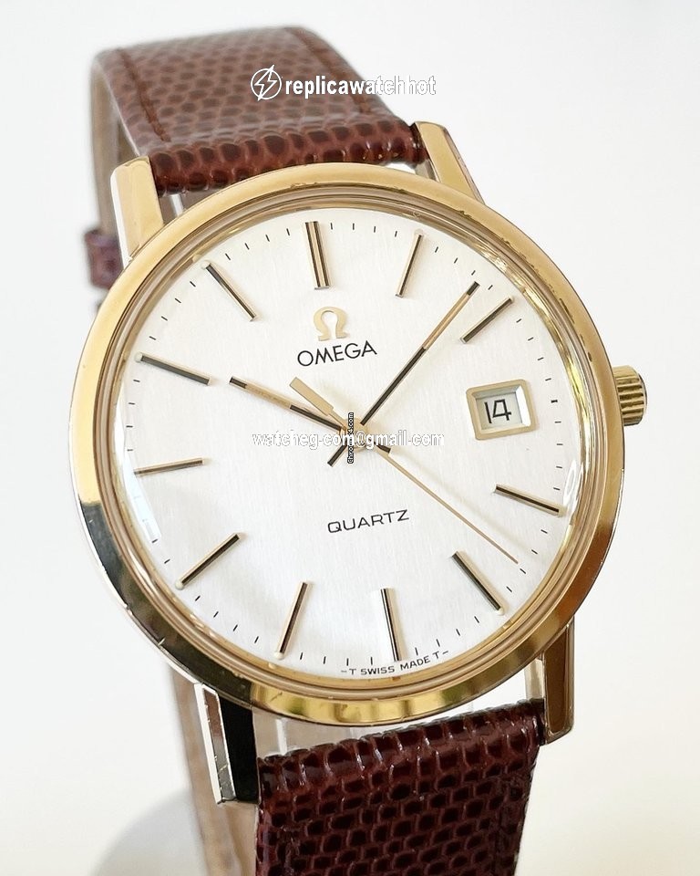 Omega Seamaster Mens watch Unisex Quartz Gold Steel 196.0160 4