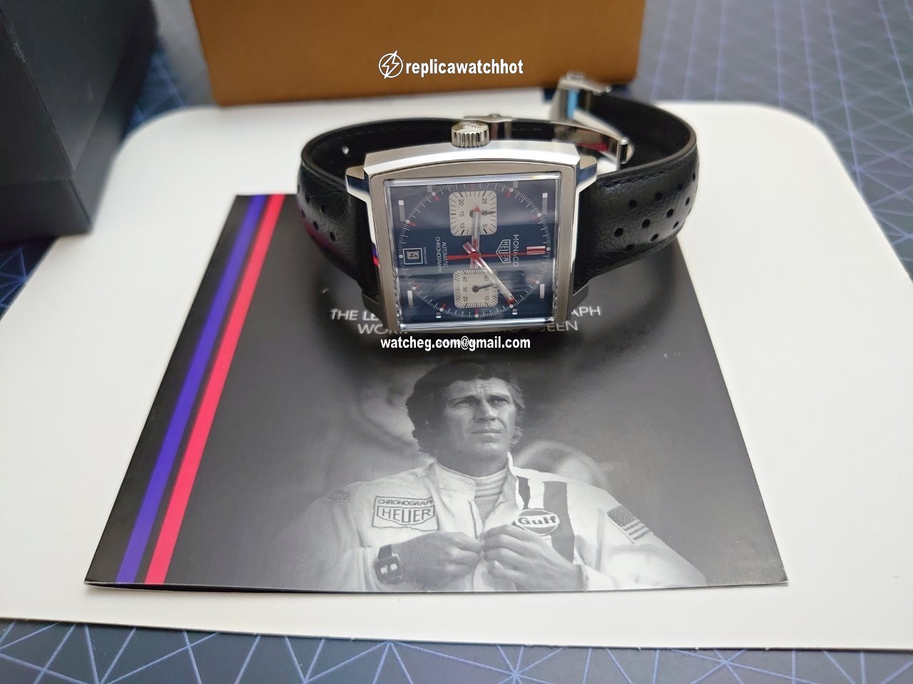 TAG Heuer Monaco Calibre 11 Mens watch Unisex Automatic CAW211P 4