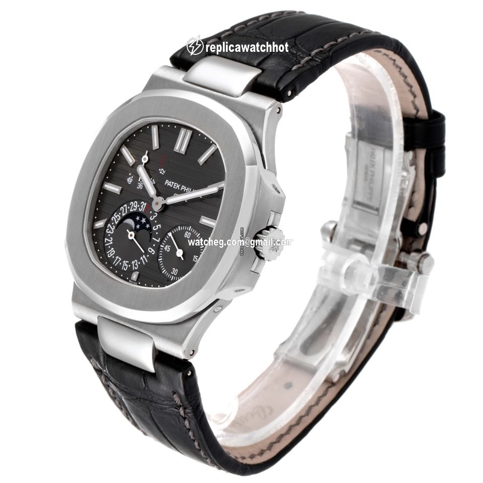Patek Philippe Nautilus Mens watch Unisex Automatic White gold 5712G 001 4