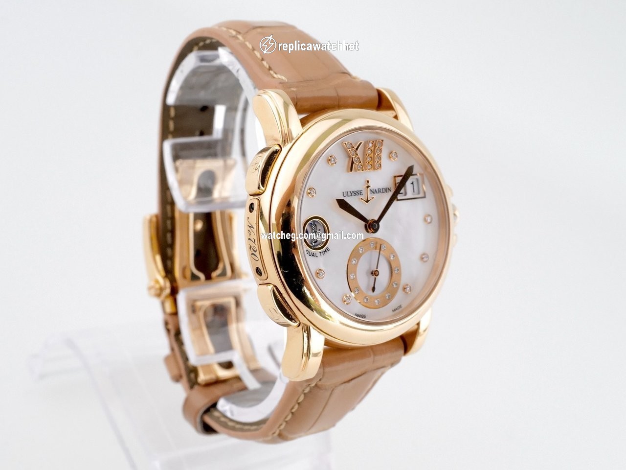 Ulysse Nardin Dual Time Womens watch Automatic Rose gold 246-22 391 4