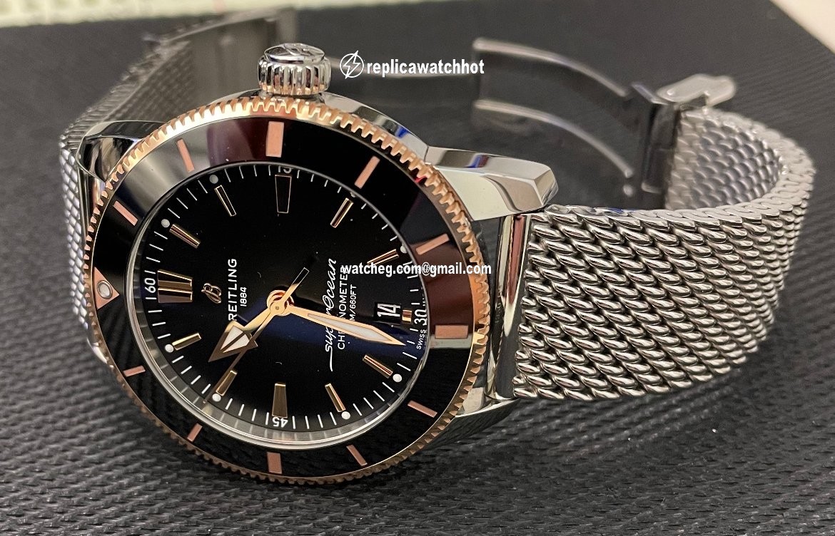 Breitling Superocean Heritage Mens watch Unisex Automatic Gold Steel UB2030121B1A1 4