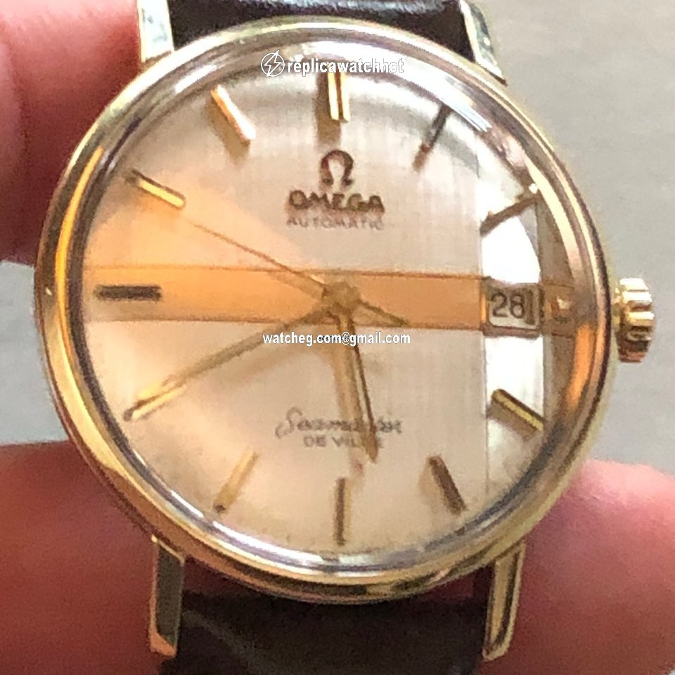 Omega Seamaster DeVille Mens watch Unisex Automatic Gold Steel 14910 4