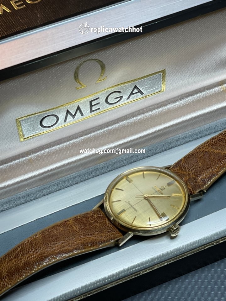 Omega Seamaster Mens watch Unisex Automatic Yellow gold Vintage 4