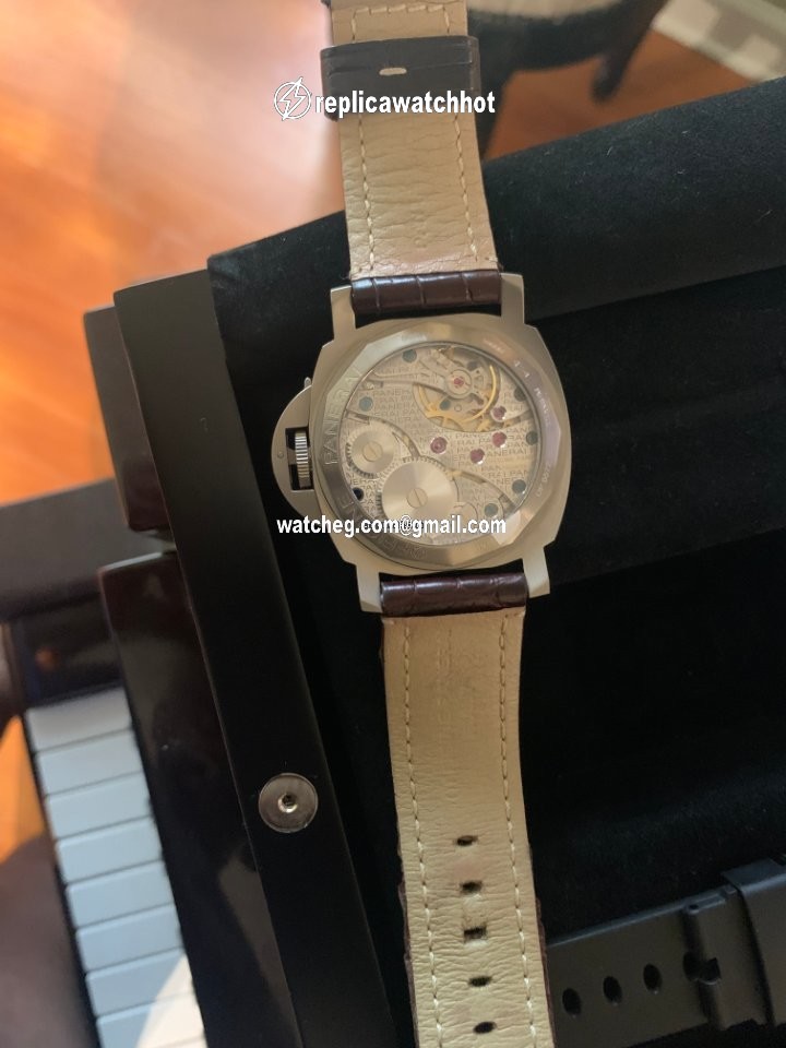 Panerai Luminor Marina Mens watch Unisex Manual winding Titanium PAM 00118 4