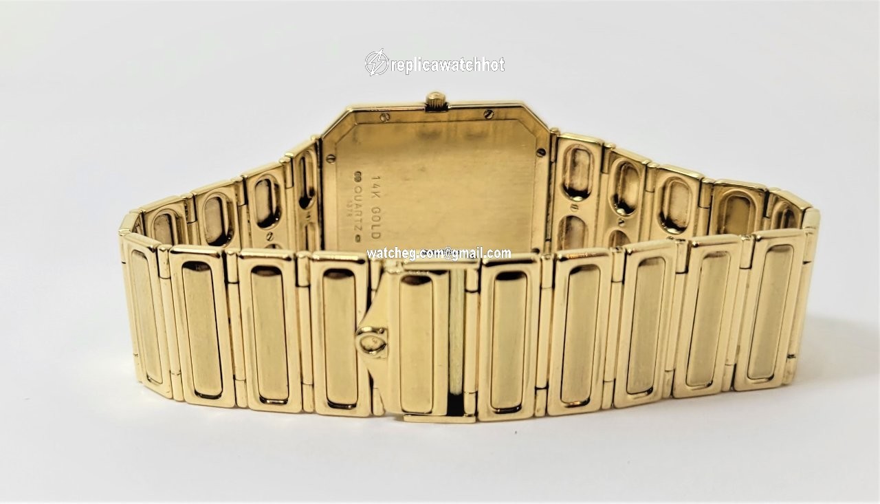 Omega Mens watch Unisex Quartz Yellow gold 1378 4