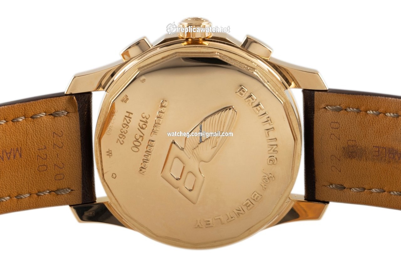 Breitling Bentley Mark VI Mens watch Unisex Automatic Red gold H26362 4