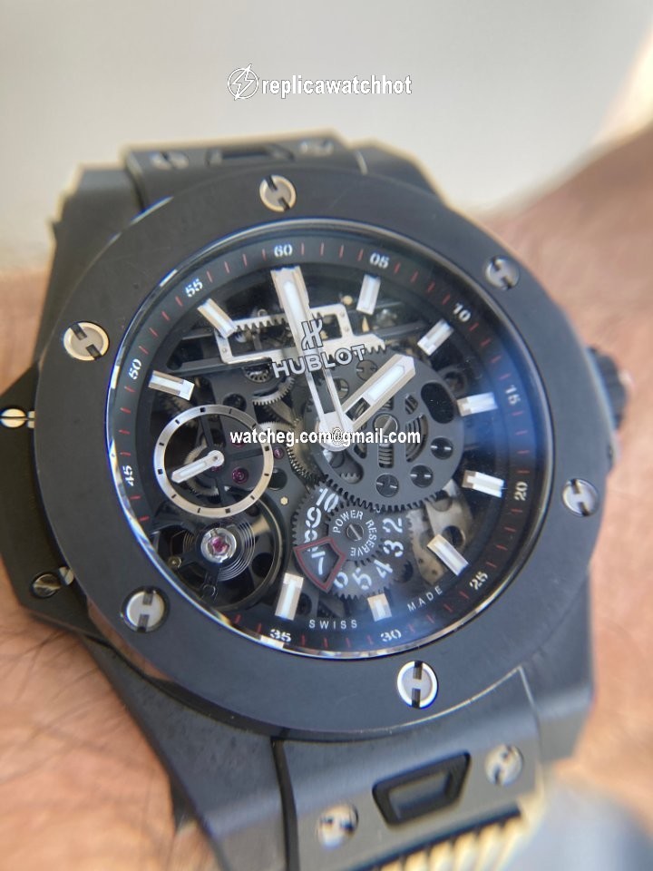 Hublot Big Bang Meca-10 Mens watch Unisex Manual winding Ceramic 414.CI.1123.RX 4