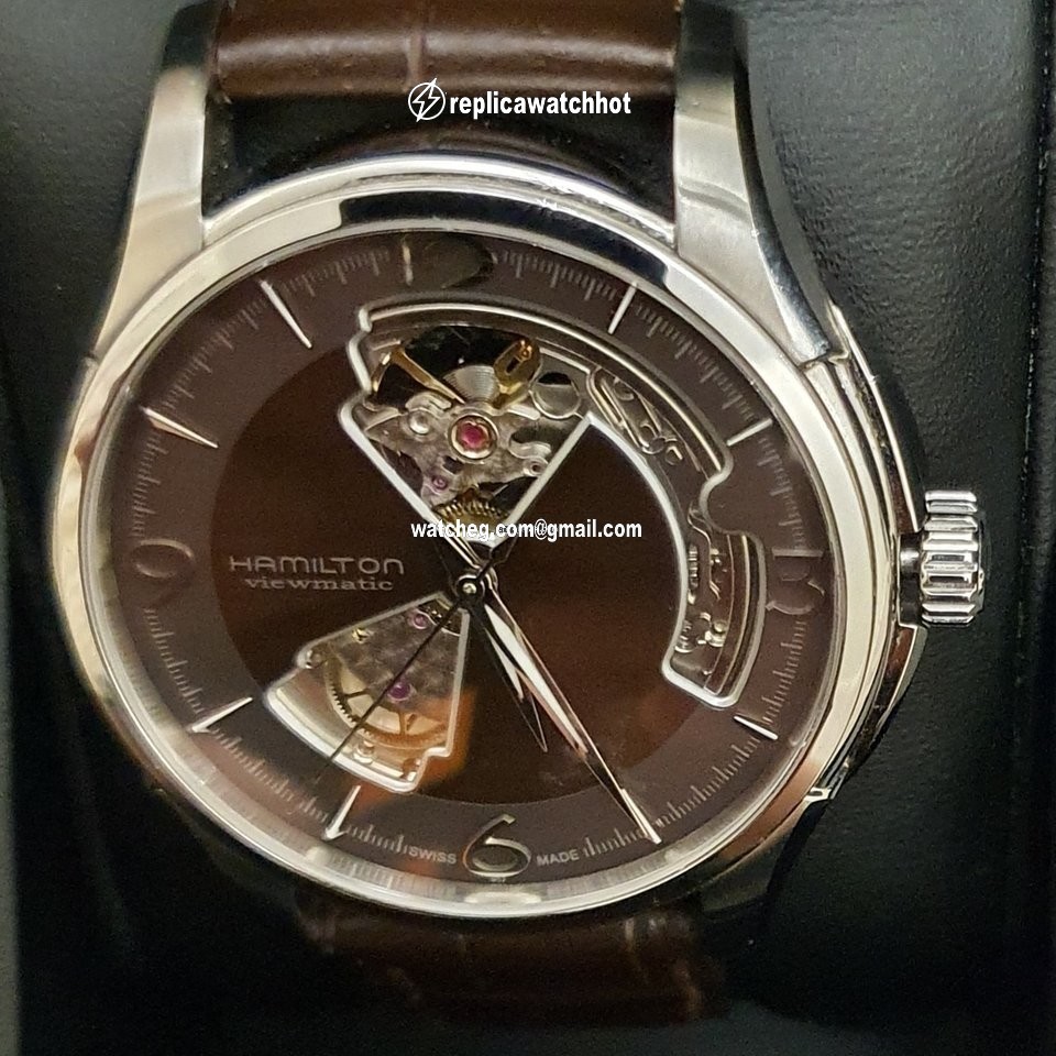 Hamilton Jazzmaster Open Heart Mens watch Unisex Automatic Steel H32565595 4