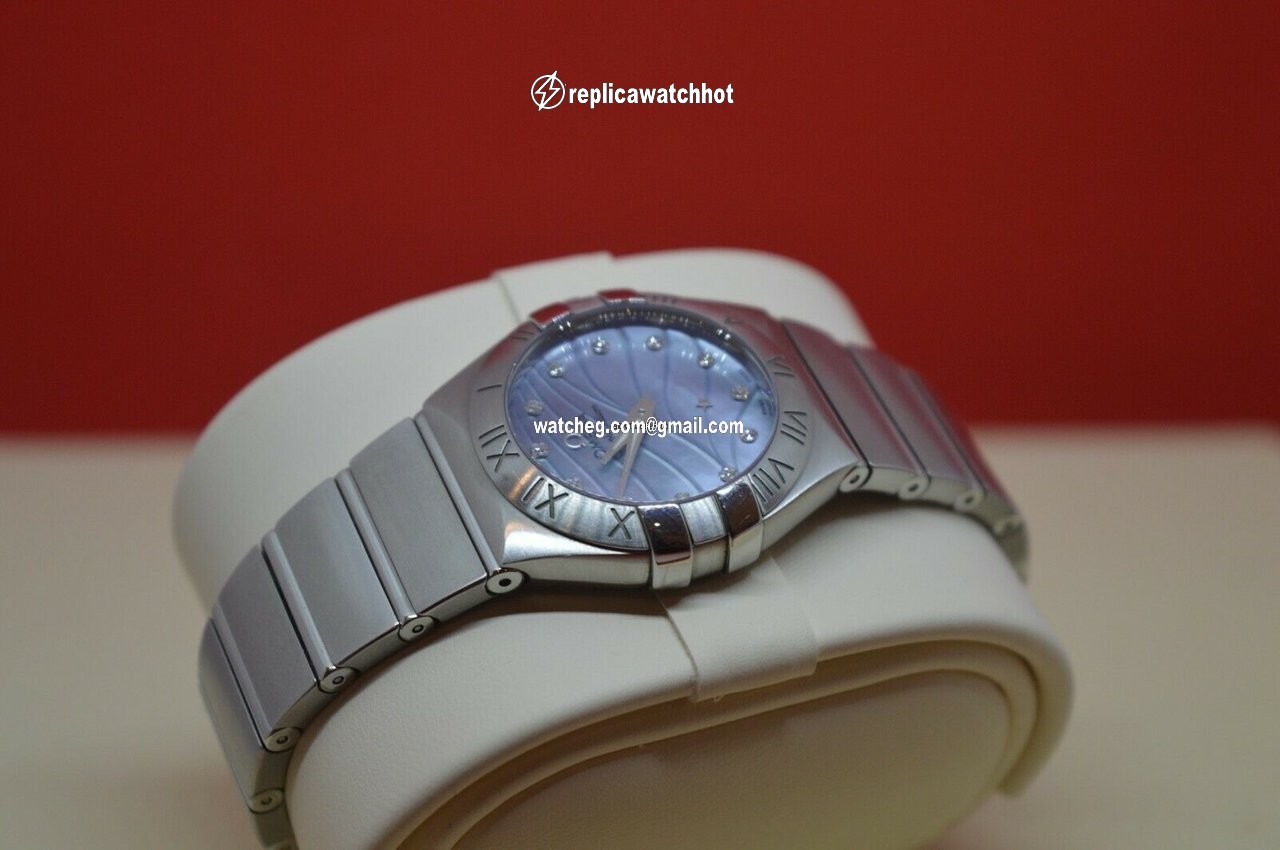 Omega Constellation Quartz Womens watch Quartz Steel 123.10.27.60.57.001 4