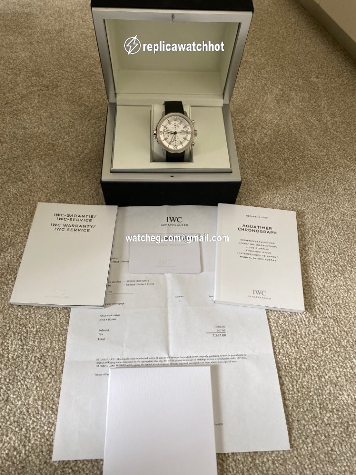 IWC Aquatimer Chronograph Mens watch Unisex Automatic Steel IW376801 4