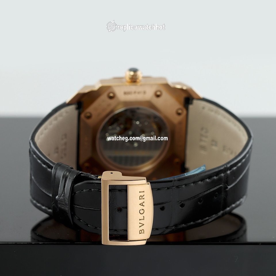 Bulgari Octo Mens watch Unisex Automatic Rose gold 101963 bgop41bgld 4