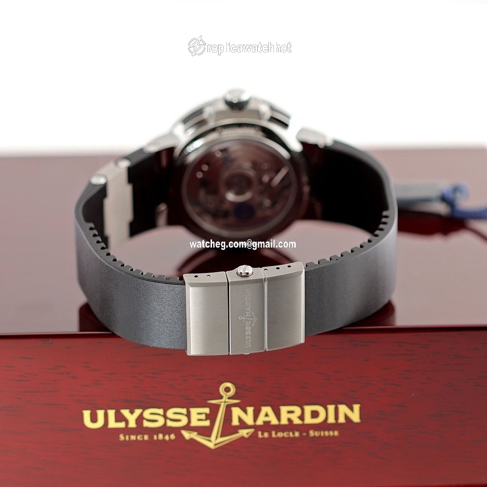Ulysse Nardin Marine Chronograph Mens watch Unisex Automatic Steel 1503-150-3 62 4
