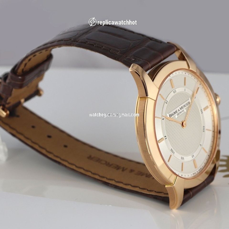 Baume & Mercier William Baume Mens watch Unisex Manual winding Rose gold m0a08794 4