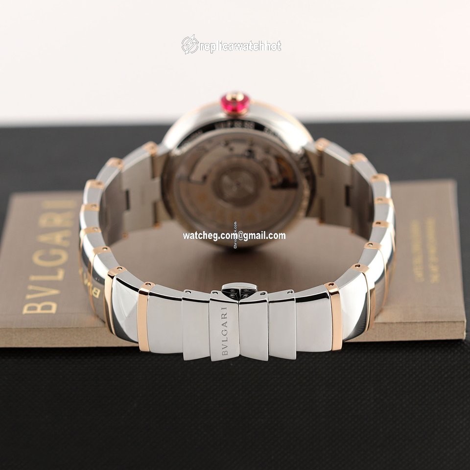 Bulgari Lucea Womens watch Automatic Gold Steel 102497 4