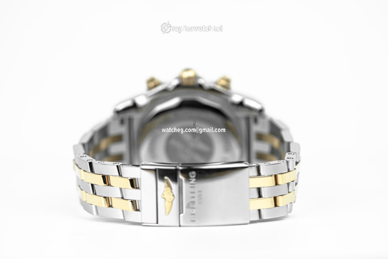 Breitling Chronomat 44 Mens watch Unisex Automatic Gold Steel CB0110121B1C1 4