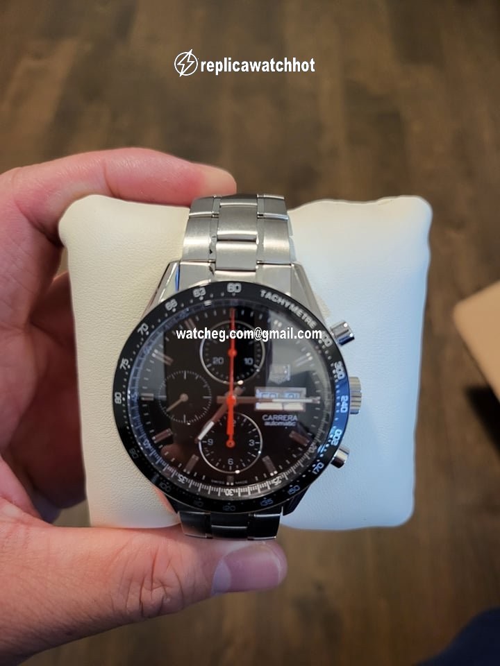 TAG Heuer Carrera Calibre 16 Mens watch Unisex Automatic Steel CV201AH.BA0725 4