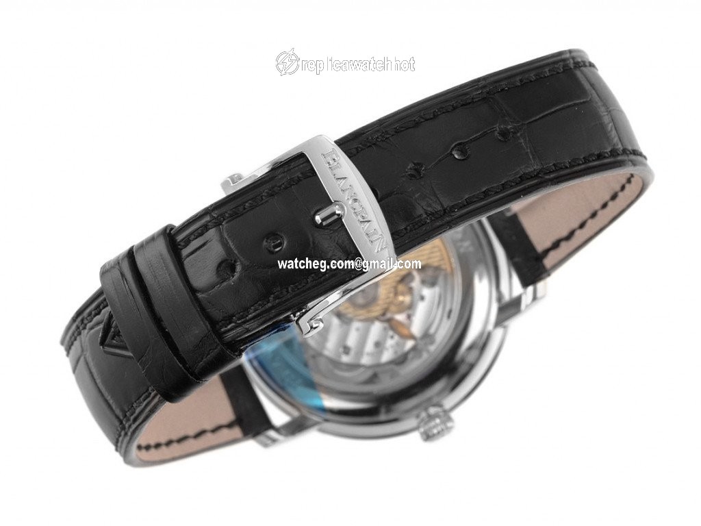 Blancpain Villeret Mens watch Unisex Automatic Steel 6224 11 27 55B 4