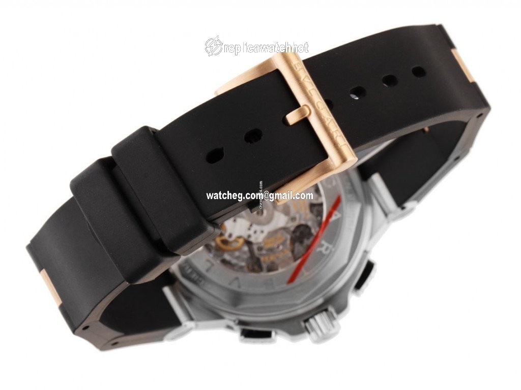 Bulgari Diagono Mens watch Unisex Automatic Gold Steel DG42SWGCH 4