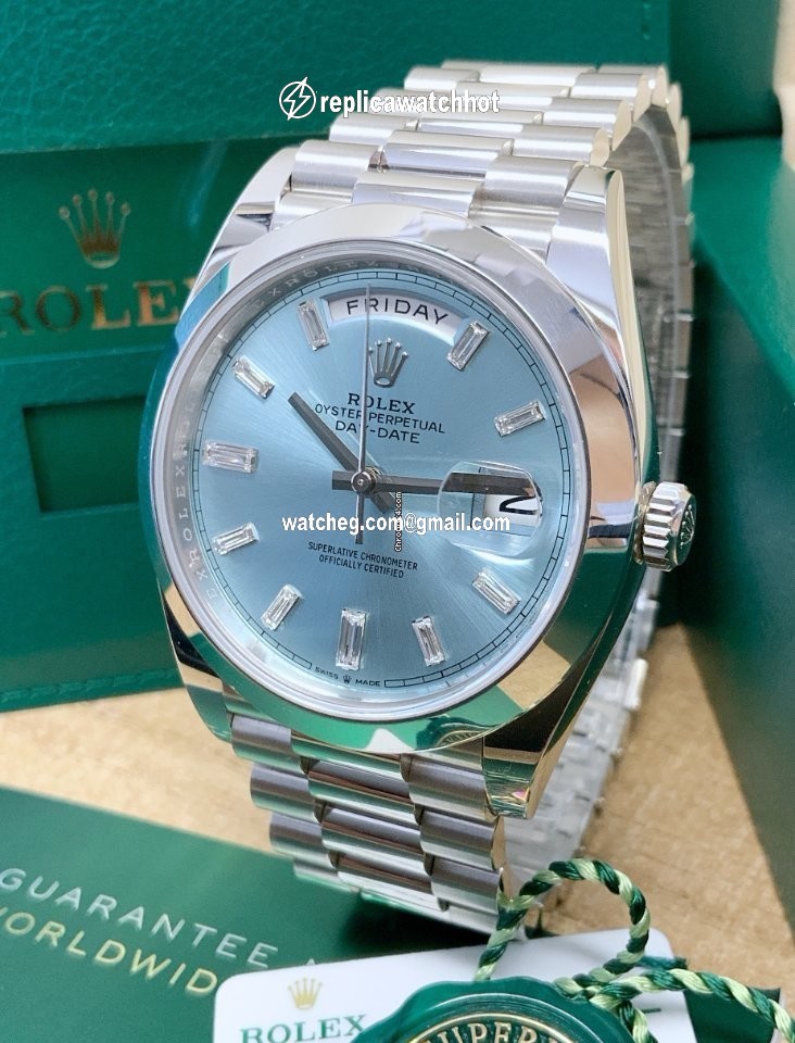 Rolex Day-Date 40 Mens watch Unisex Platinum Automatic 228206-0004 4