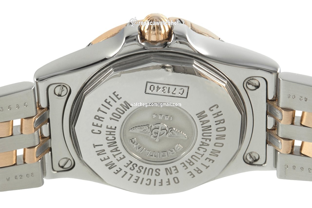 Breitling Galactic 30 Womens watch Quartz Gold Steel C71340 4
