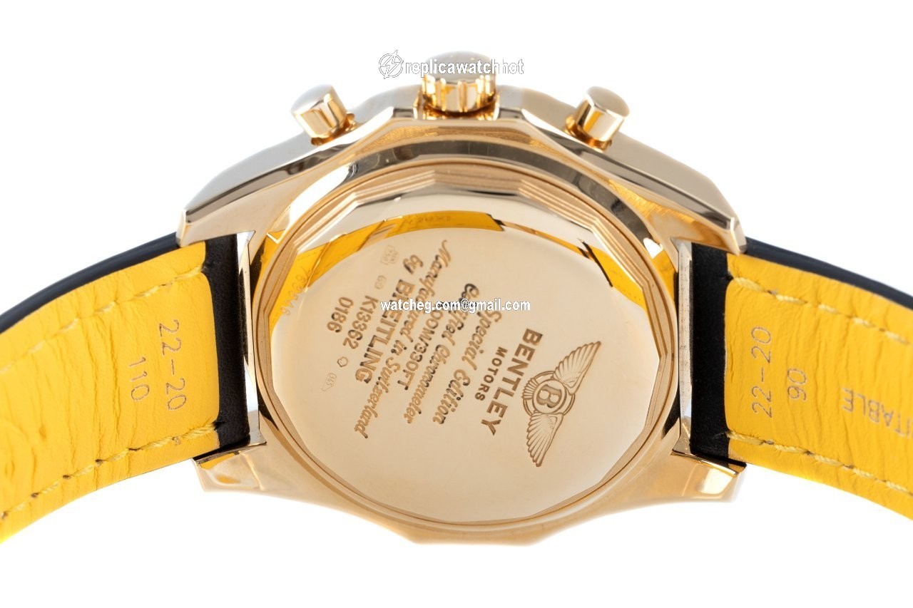Breitling Bentley GT Mens watch Unisex Automatic Yellow gold K13362 4