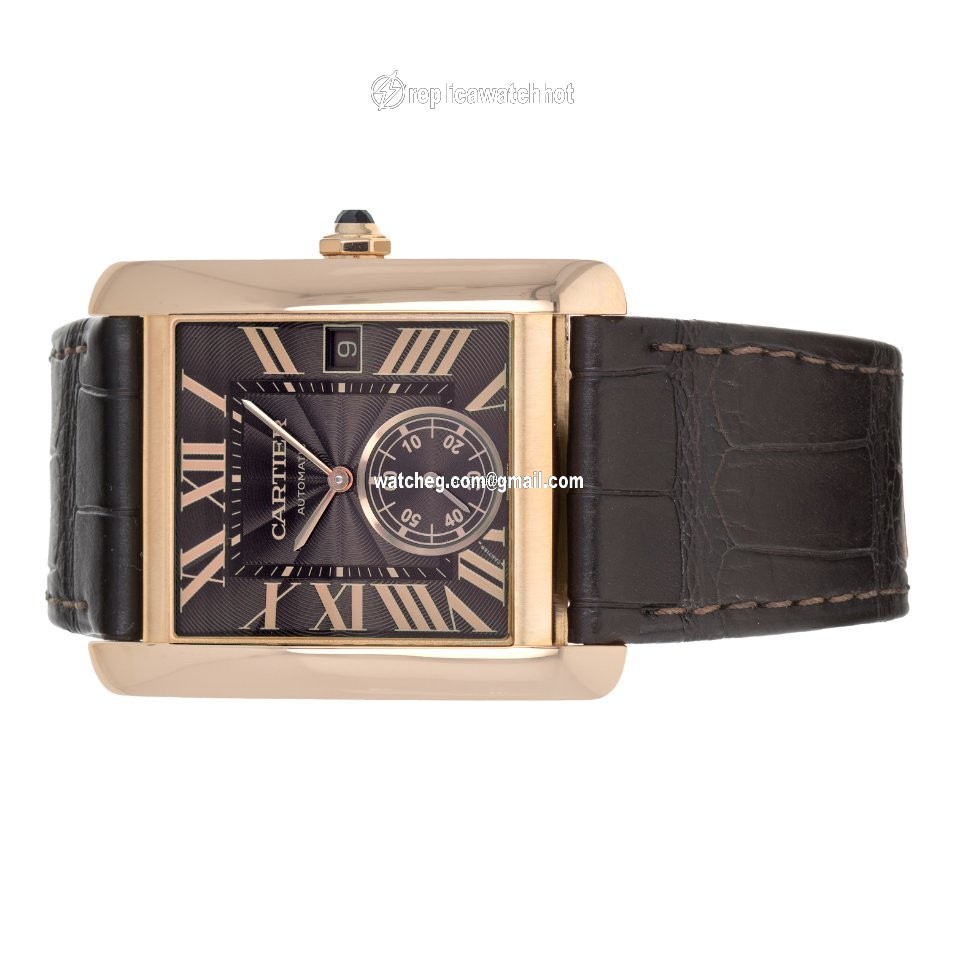 Cartier Tank MC Mens watch Unisex Automatic Rose gold W5330002  3590 4