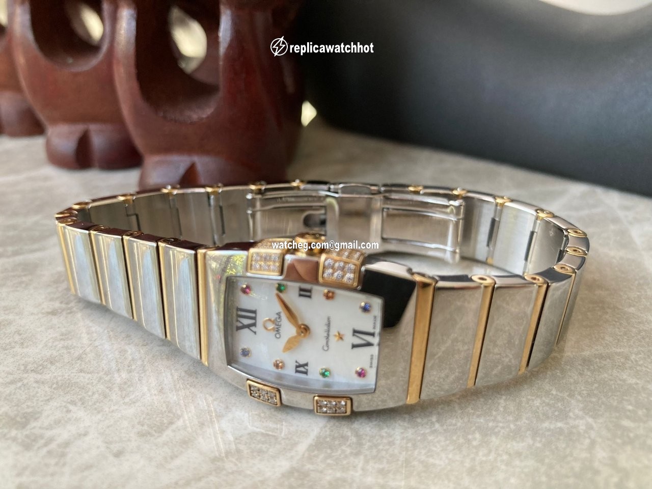 Omega Constellation Womens watch Quartz Steel 1886.79.36 4