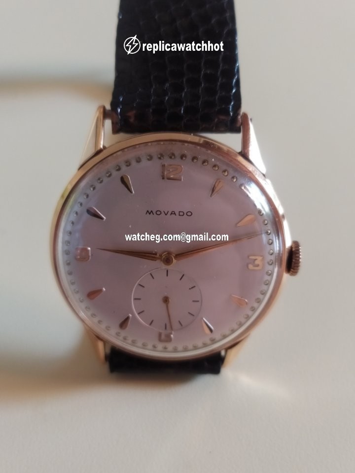 Movado Mens watch Unisex Manual winding Yellow gold 0080976 4