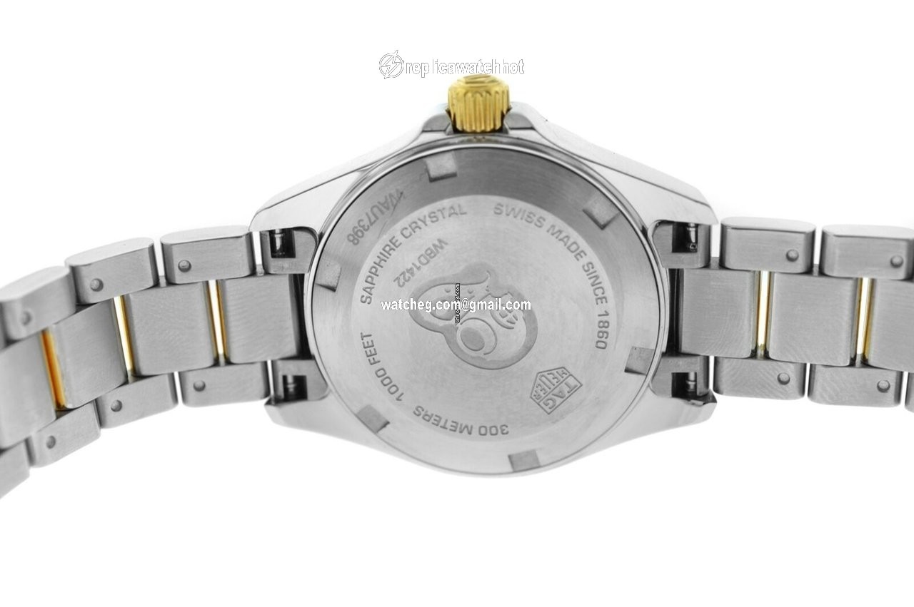 TAG Heuer Aquaracer Lady Womens watch Quartz Gold Steel WBD1422.BB0321 4