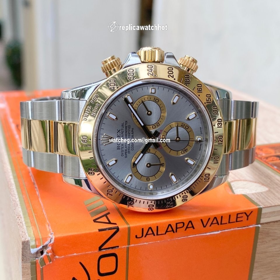 Rolex Daytona Mens watch Unisex Gold Steel Automatic 116523 4