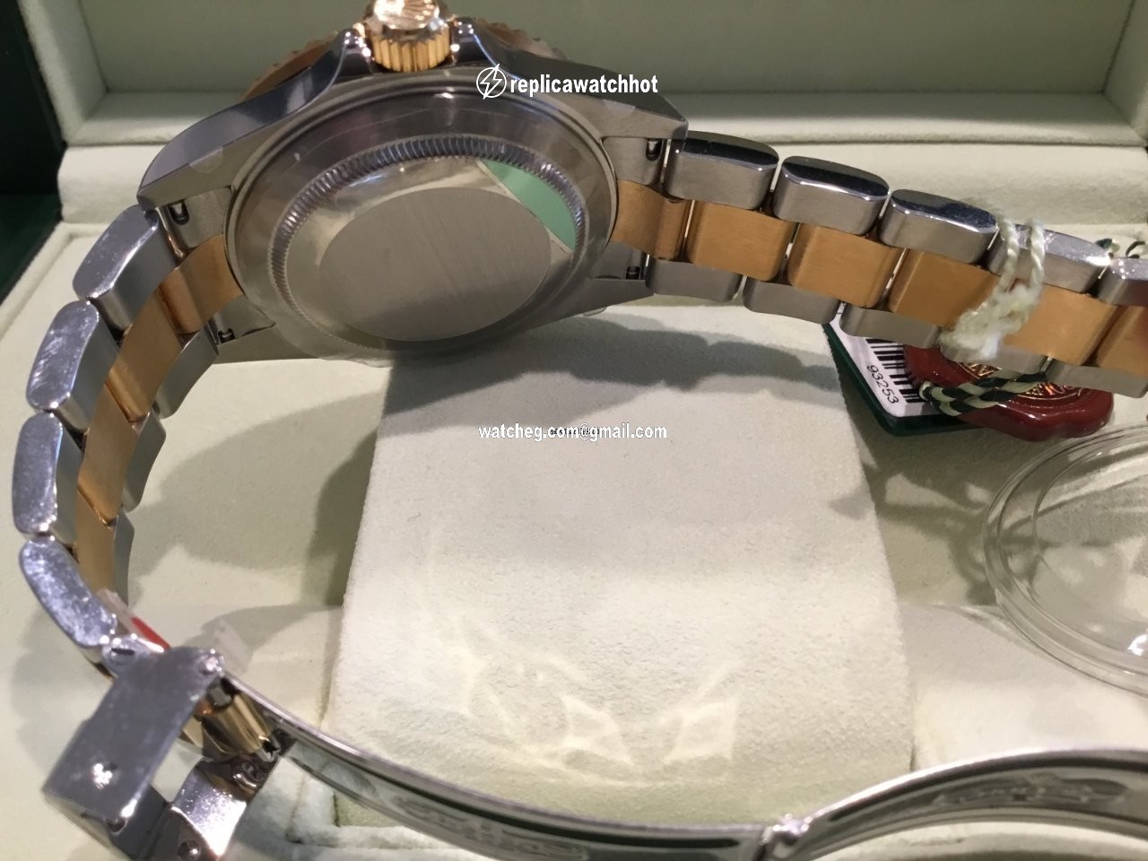 Rolex Submariner Date Mens watch Unisex Gold Steel Automatic 16613N 4
