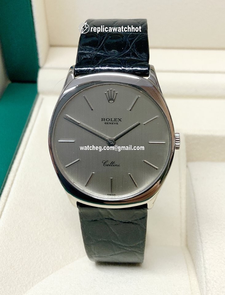 Rolex Cellini Mens watch Unisex White gold Manual winding 4133 4