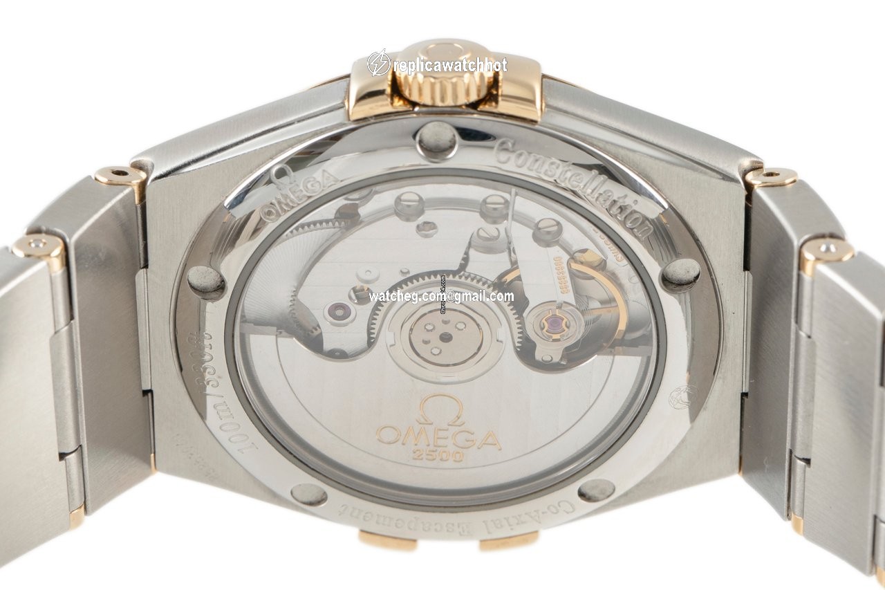 Omega Constellation Ladies Mens watch Unisex Automatic Gold Steel 123.20.35.20.52.002 4