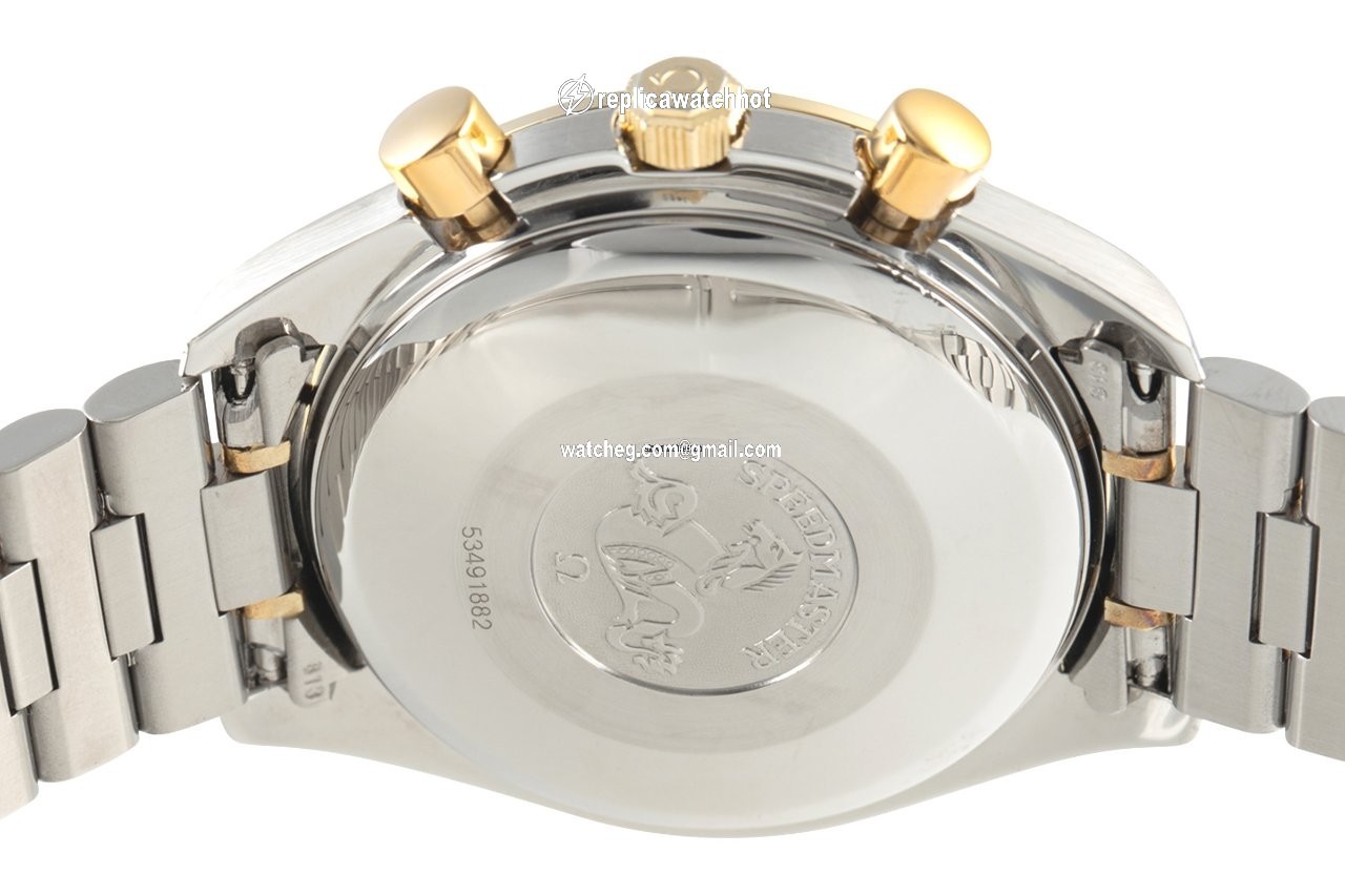 Omega Speedmaster Date Mens watch Unisex Automatic Gold Steel 3311.10.00 4