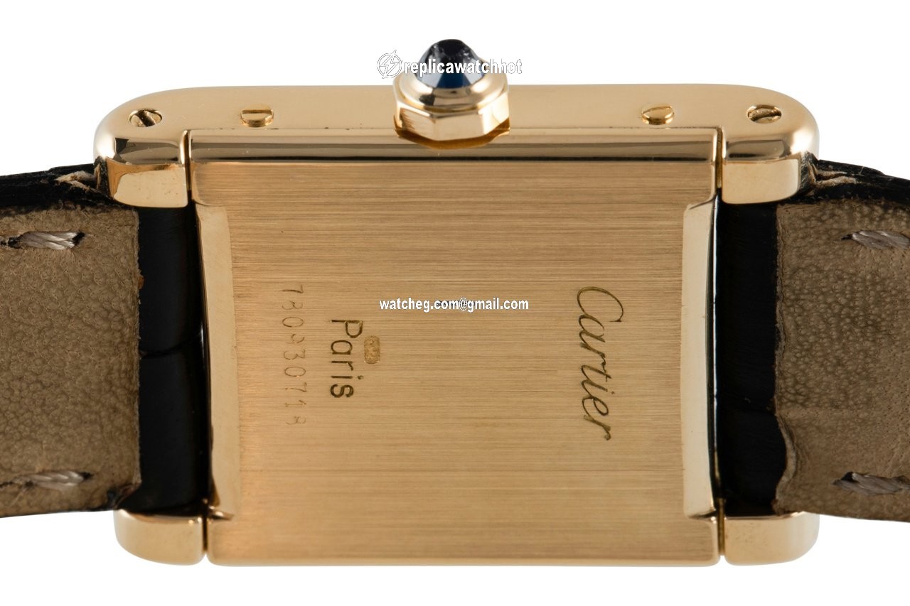 Cartier Tank Womens watch Manual winding Yellow gold 78093 4