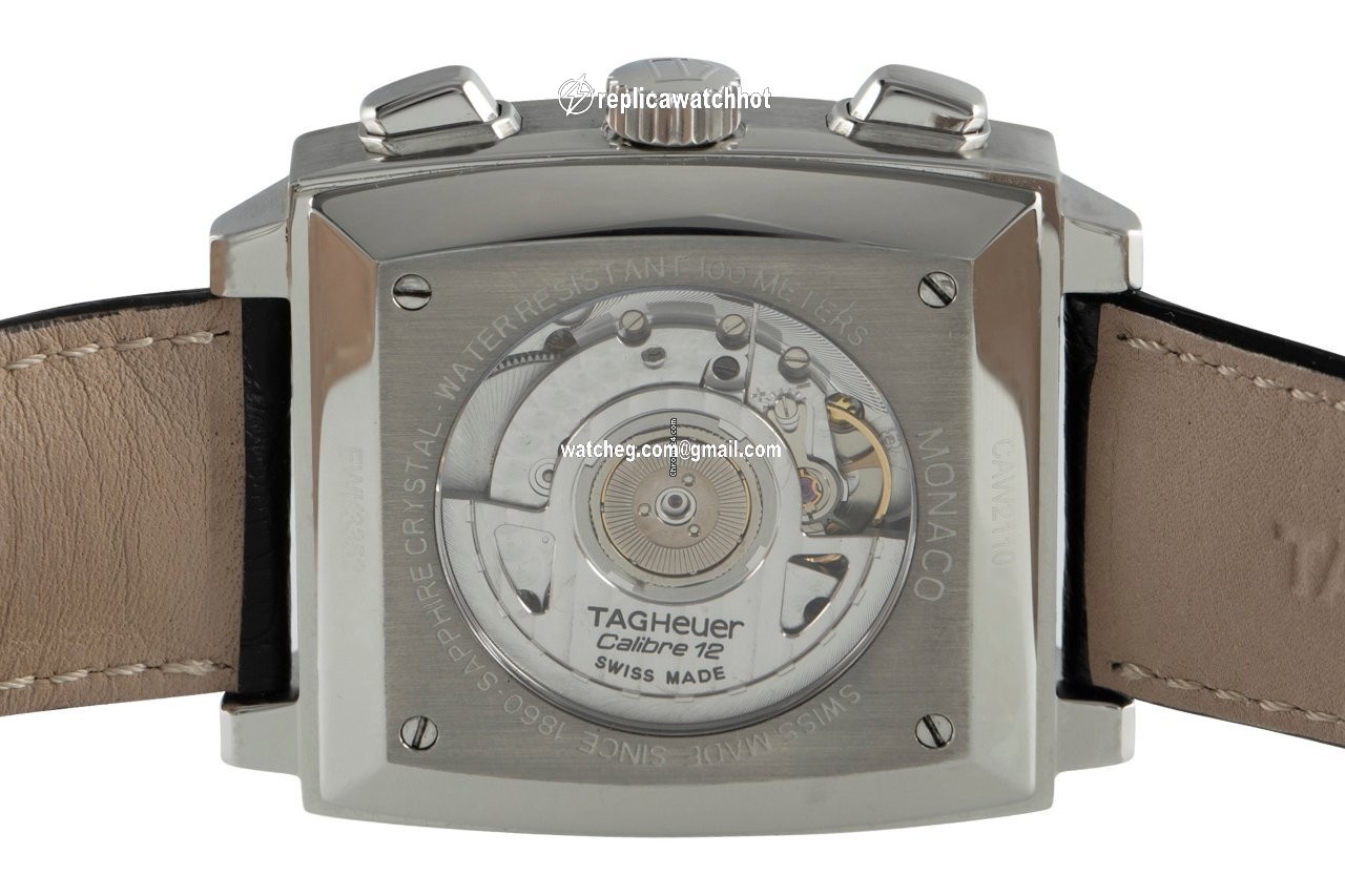 TAG Heuer Monaco Calibre 12 Mens watch Unisex Automatic Steel CAW2110 4