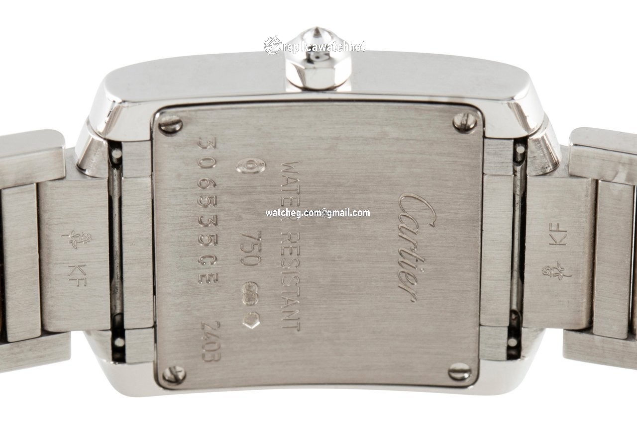 Cartier Tank Francaise Womens watch Quartz White gold 2403 4