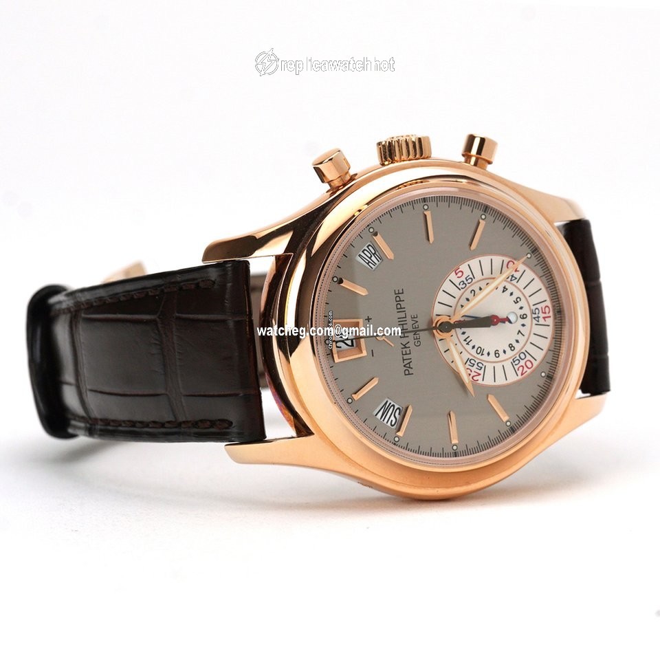 Patek Philippe Annual Calendar Chronograph Mens watch Unisex Automatic Rose gold 5960R-001 4
