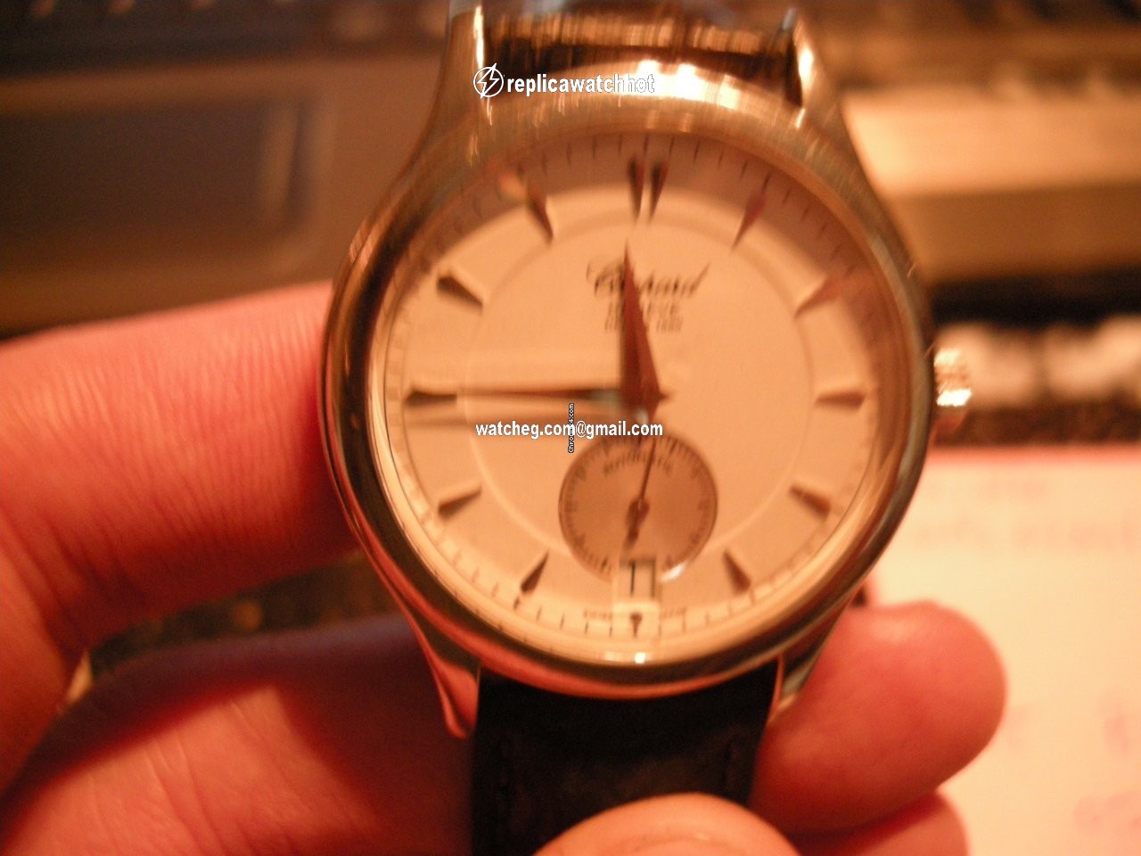 Chopard L.U.C Mens watch Unisex Automatic White gold 161860 4