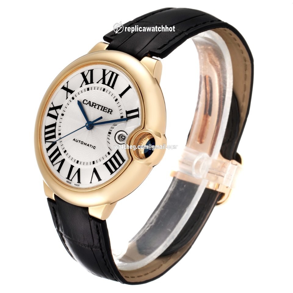 Cartier Ballon Bleu 42mm Mens watch Unisex Automatic Yellow gold W6900551 4