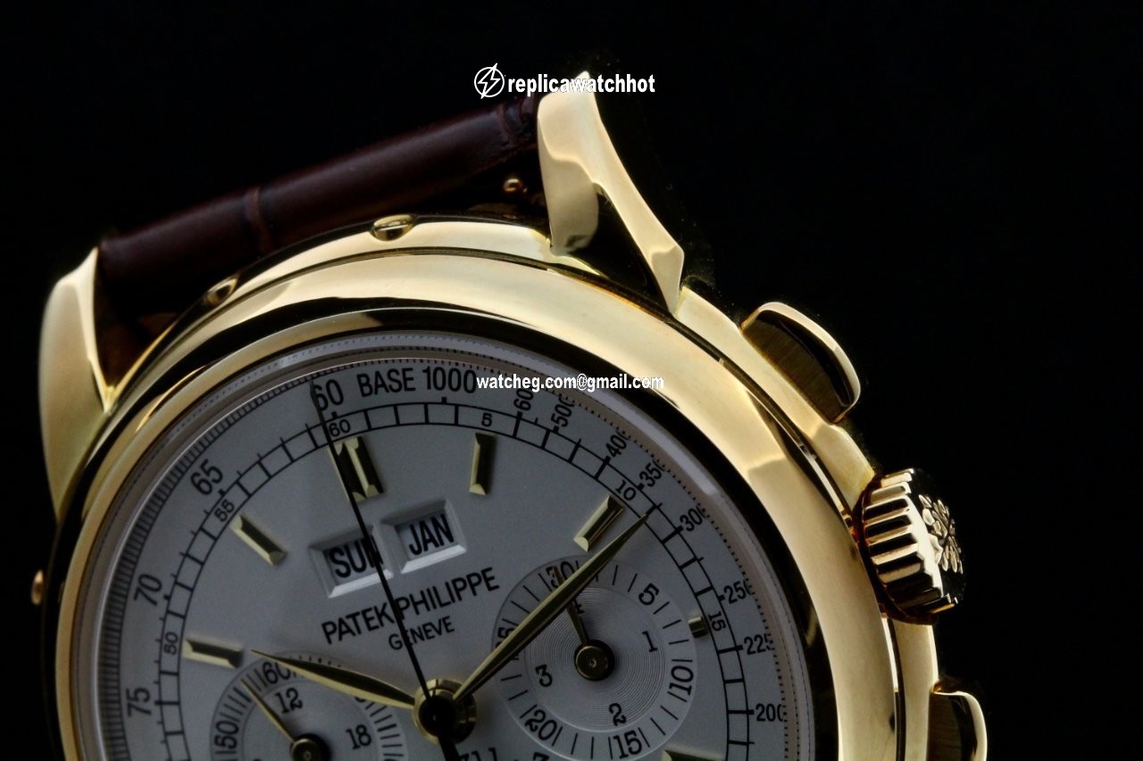 Patek Philippe Perpetual Calendar Chronograph Manual winding Yellow gold 5970J-001 4