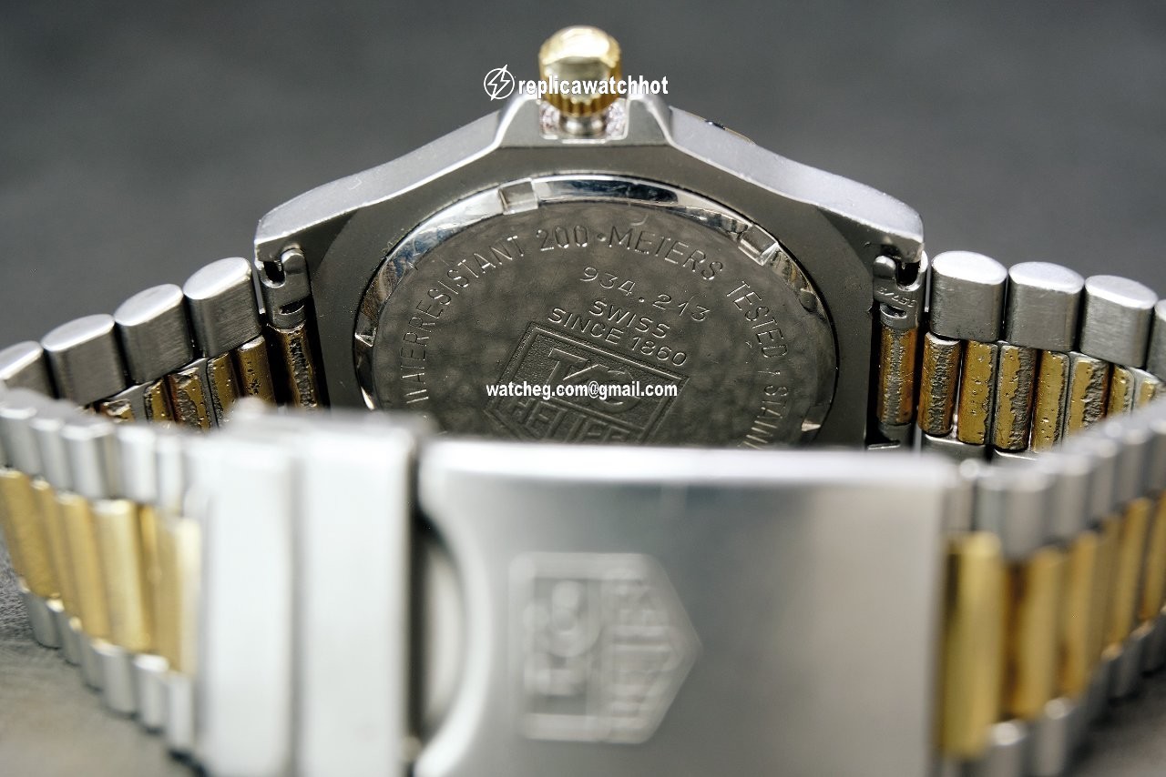 TAG Heuer Mens watch Unisex Quartz Gold Steel Tag Heuer 3000 Professional 200m - 934.213 | 1980s 4